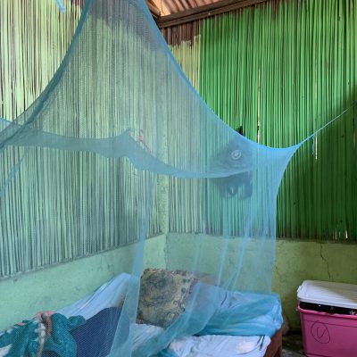 Check made on a net in a home, Batugade Village